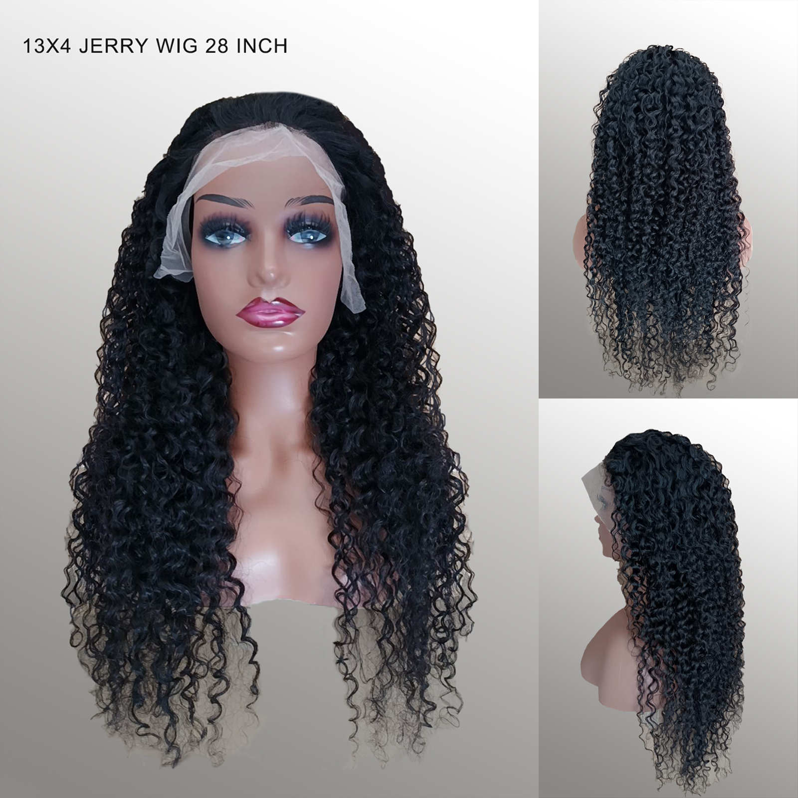 13x4 Jerry curl 28 inch