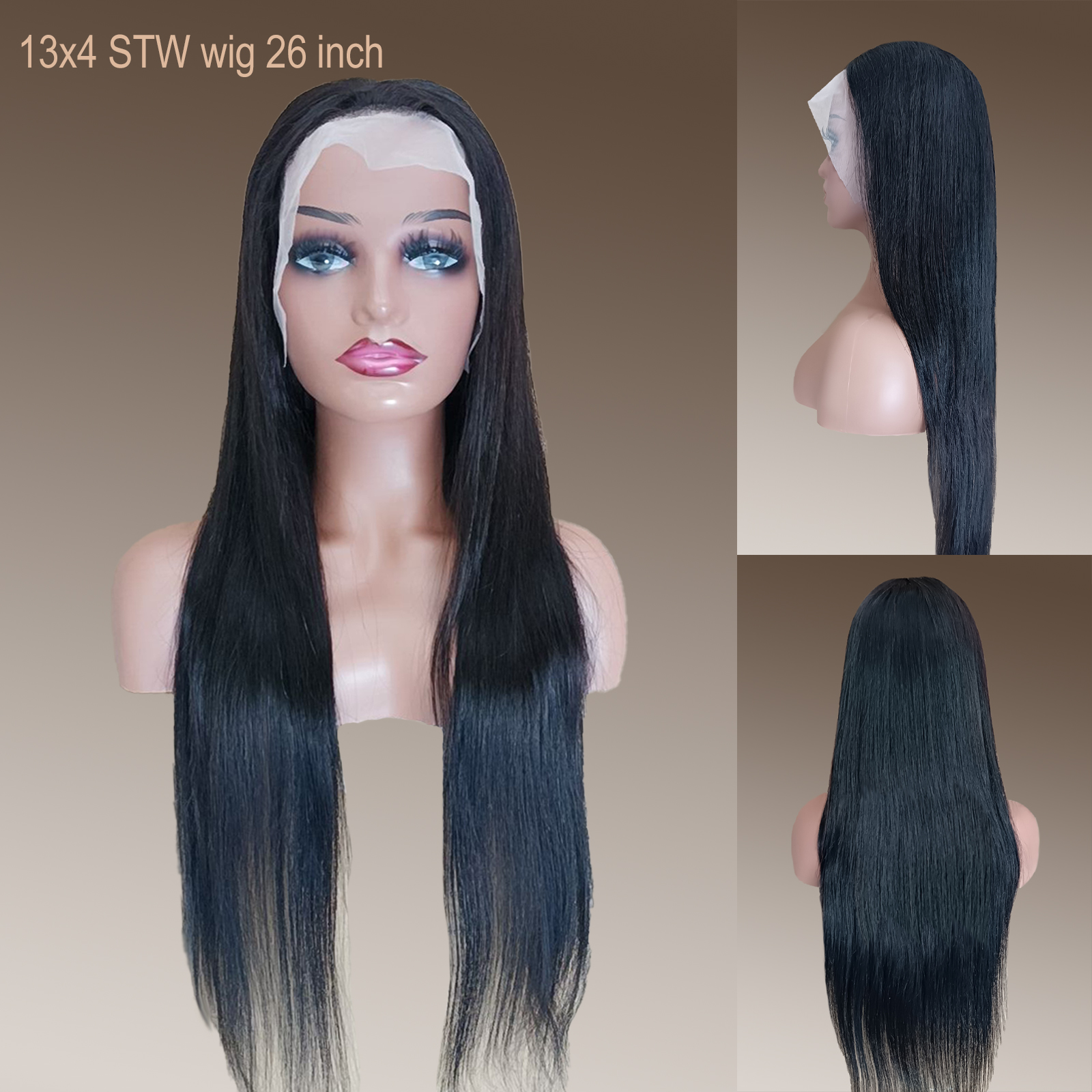 13x4 straight wig 26 inch