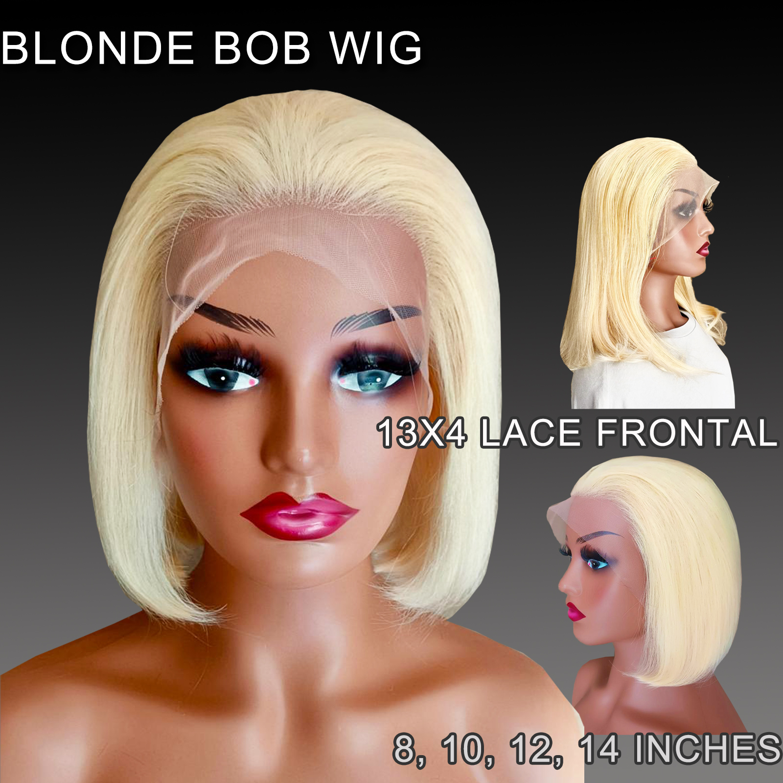 bob blonde wig